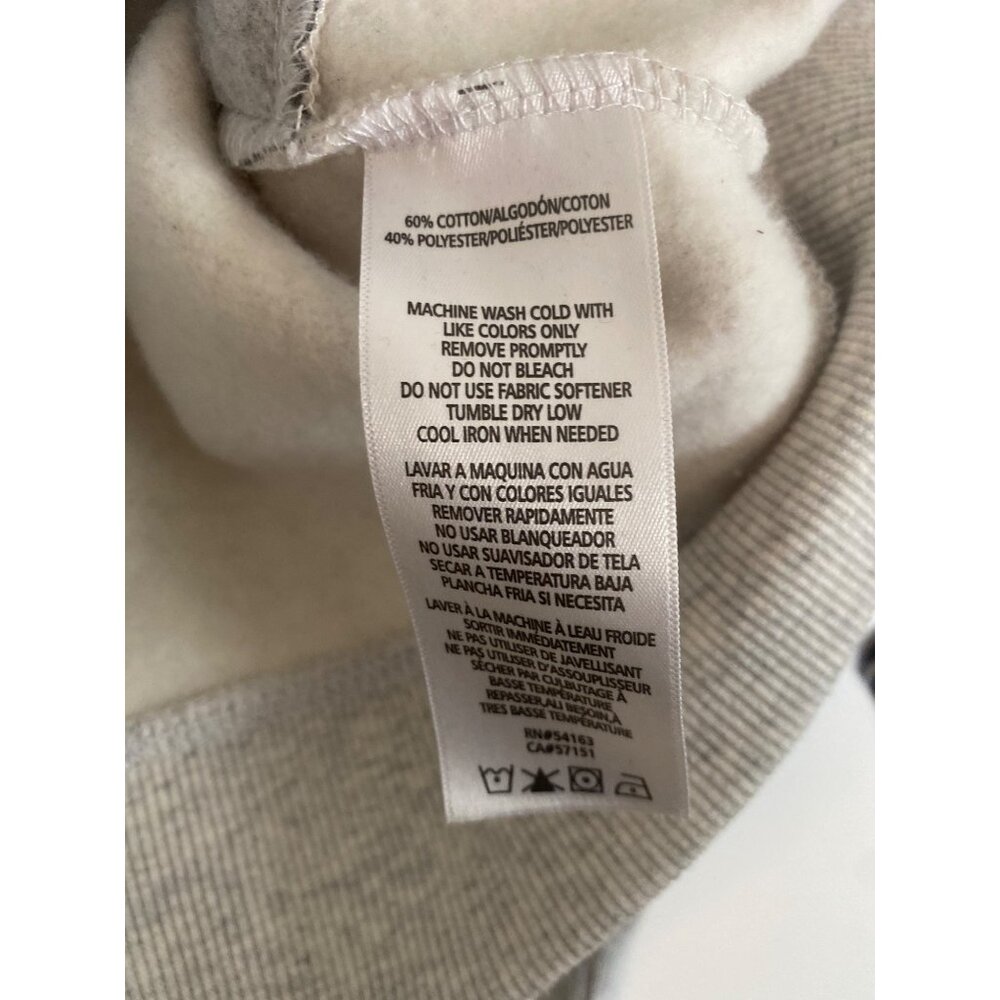 NWT Tommy Hilfiger Sport Women’s Gray Colorblock Sweatshirt Size L - Picture 4 of 6